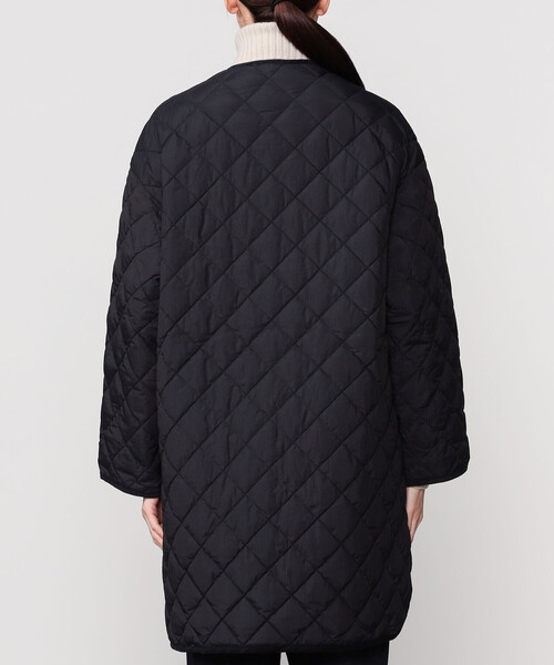 Gymphlex | ナイロンタフタ キルトダウンカラーレスコート WOMEN