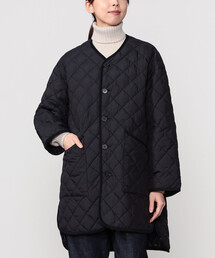 GYMPHLEX | Gymphlex | ナイロンタフタ キルトダウンカラーレスコート WOMEN(ダウンジャケット/コート)