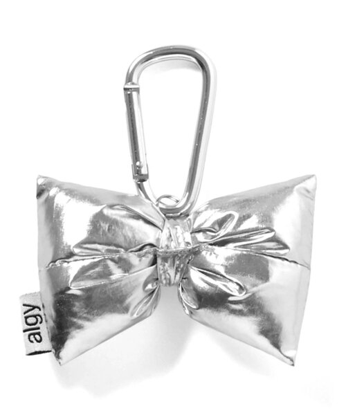 algy（アルジー）の「りぼん型チャーム（チャーム・キッズ・ブラック/オフホワイト/シルバー・FREE）」の9枚目の写真