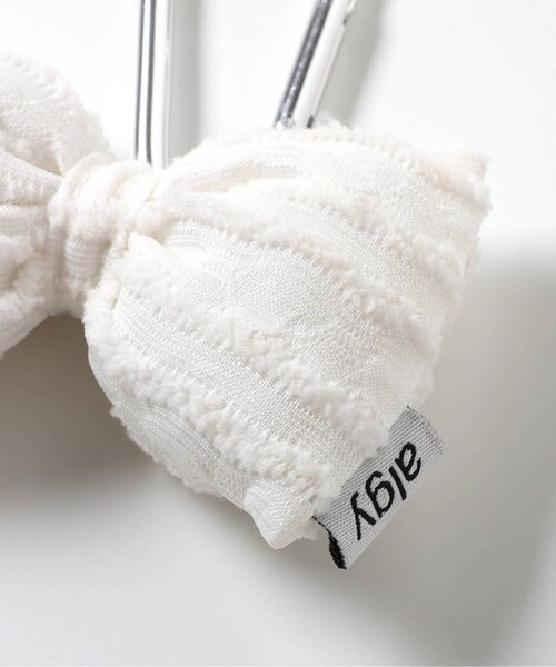 algy（アルジー）の「りぼん型チャーム（チャーム・キッズ・ブラック/オフホワイト/シルバー・FREE）」の14枚目の写真