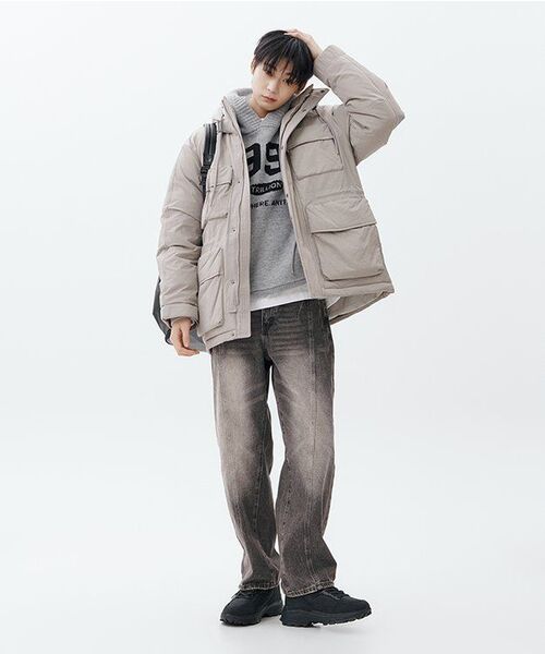 DIMITRI BLACK(ディミトリブラック)の「VLAD ラウンドスラッシュデニムパンツ_グレー(デニムパンツ・レディース・その他・LARGE/X-LARGE/XX-LARGE/SMALL/MEDIUM)」の11枚目の写真