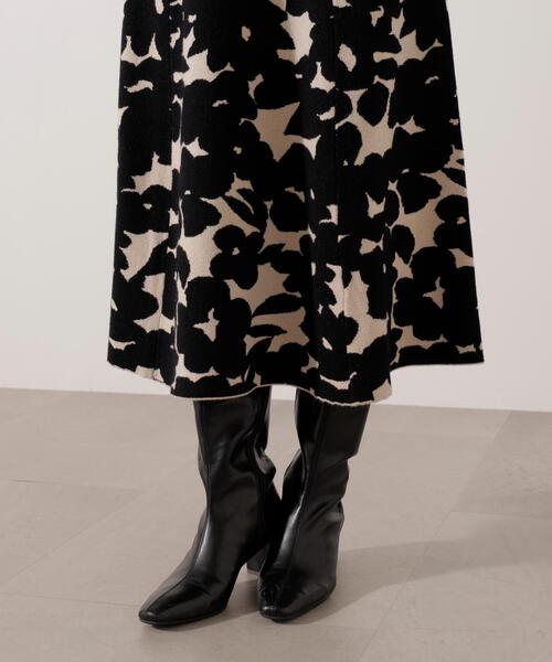 PROPORTION BODY DRESSING(プロポーションボディドレッシング)の「ジャガードフラワーニットワンピース / 1216140007(ワンピース・レディース・ブラック/ブルー・P/S/SMALL/MEDIUM)」の19枚目の写真