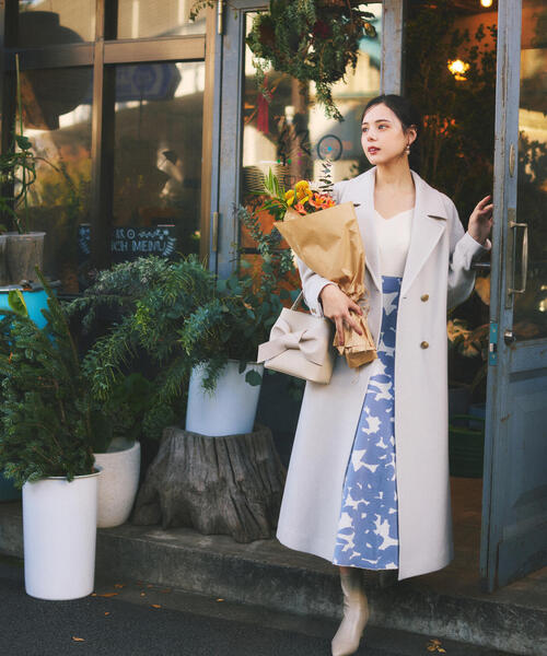 PROPORTION BODY DRESSING(プロポーションボディドレッシング)の「ジャガードフラワーニットワンピース / 1216140007(ワンピース・レディース・ブラック/ブルー・P/S/SMALL/MEDIUM)」の21枚目の写真