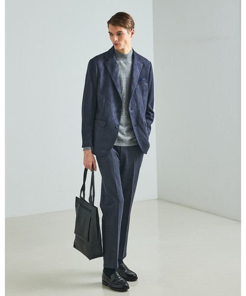 DESIGNWORKS（デザインワークス）の「【セットアップ対応】ストレッチスエード ジャケット（セットアップ・メンズ・ブラウン/ネイビー/グレー・44/46/50/48）」の20枚目の写真