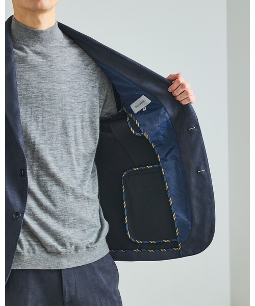 DESIGNWORKS（デザインワークス）の「【セットアップ対応】ストレッチスエード ジャケット（セットアップ・メンズ・ブラウン/ネイビー/グレー・44/46/50/48）」の18枚目の写真