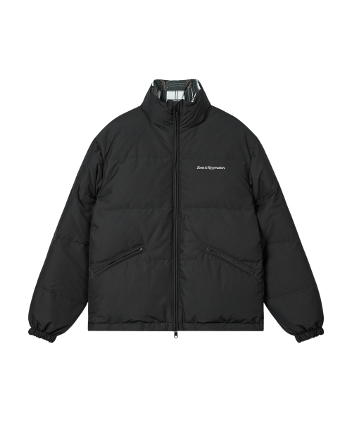 Rest&Recreation(レストアンドレクリエーション)の「REVERSIBLE CHECK DOWN JACKET - BLACK(ダウンジャケット/コート・メンズ・その他・SMALL/LARGE)」の1枚目の写真