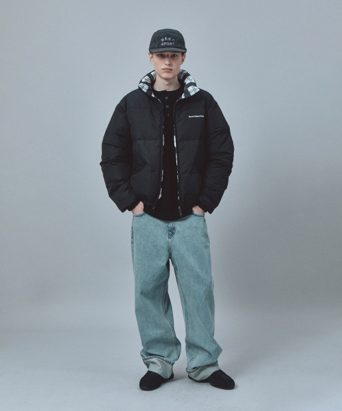 Rest&Recreation(レストアンドレクリエーション)の「REVERSIBLE CHECK DOWN JACKET - BLACK(ダウンジャケット/コート・メンズ・その他・SMALL/LARGE)」の4枚目の写真