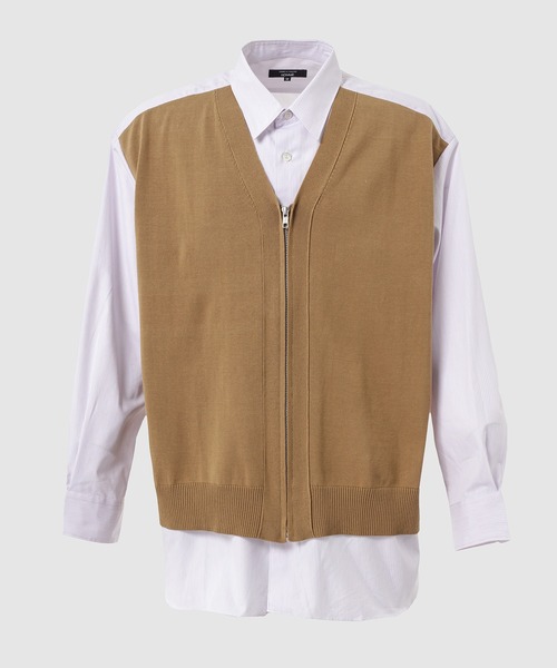 KNIT-DOCKING COTTON SHIRTS（シャツ/ブラウス）｜COMME des GARCONS