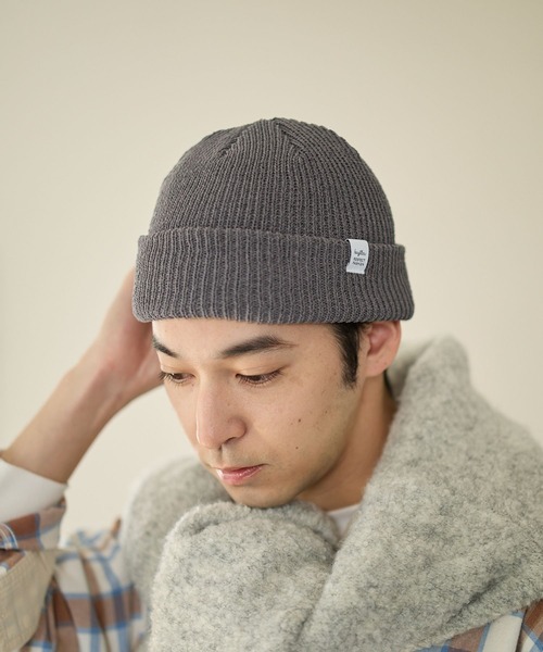 BAYFLOW（ベイフロー）の「モールニットワッチ（ニットキャップ/ビーニー・メンズ・グレー/ブラック/ライトグリーン/アイボリー・FREE）」の3枚目の写真