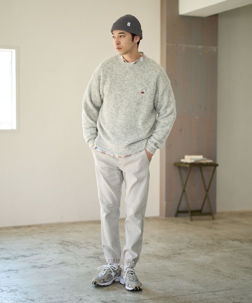 BAYFLOW（ベイフロー）の「モールニットワッチ（ニットキャップ/ビーニー・メンズ・グレー/ブラック/ライトグリーン/アイボリー・FREE）」の5枚目の写真