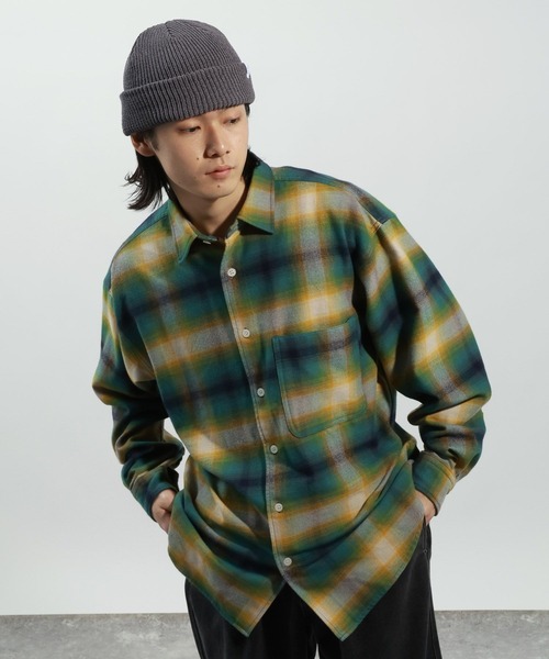 BAYFLOW（ベイフロー）の「モールニットワッチ（ニットキャップ/ビーニー・メンズ・グレー/ブラック/ライトグリーン/アイボリー・FREE）」の11枚目の写真