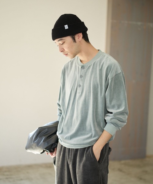 BAYFLOW（ベイフロー）の「モールニットワッチ（ニットキャップ/ビーニー・メンズ・グレー/ブラック/ライトグリーン/アイボリー・FREE）」の15枚目の写真