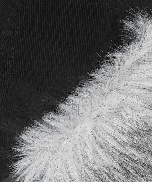 JEANASIS（ジーナシス）の「フライトファーCAP/610038（キャップ・レディース・ブラック/カーキ・FREE）」の12枚目の写真