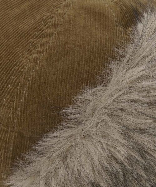 JEANASIS（ジーナシス）の「フライトファーCAP/610038（キャップ・レディース・ブラック/カーキ・FREE）」の13枚目の写真