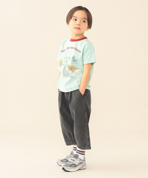 BEAMS mini(ビームスミニ)の「クロップド デニム 2026SS(90~150cm)(デニムパンツ・キッズ・チャコールグレー/ブルー・100/140/150/130/120/110/90)」の18枚目の写真