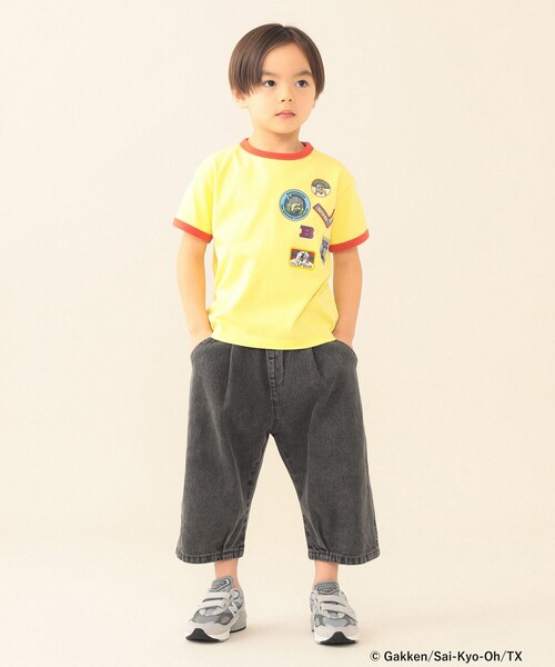 BEAMS mini(ビームスミニ)の「クロップド デニム 2026SS(90~150cm)(デニムパンツ・キッズ・チャコールグレー/ブルー・100/140/150/130/120/110/90)」の9枚目の写真