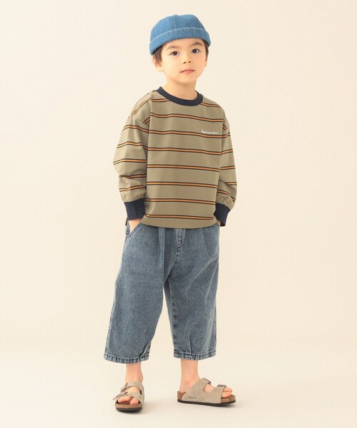 BEAMS mini(ビームスミニ)の「クロップド デニム 2026SS(90~150cm)(デニムパンツ・キッズ・チャコールグレー/ブルー・100/140/150/130/120/110/90)」の11枚目の写真