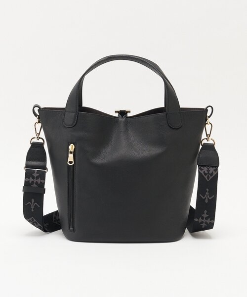 エンボスモノグラム2WAYミニトートバッグ（トートバッグ）｜russet