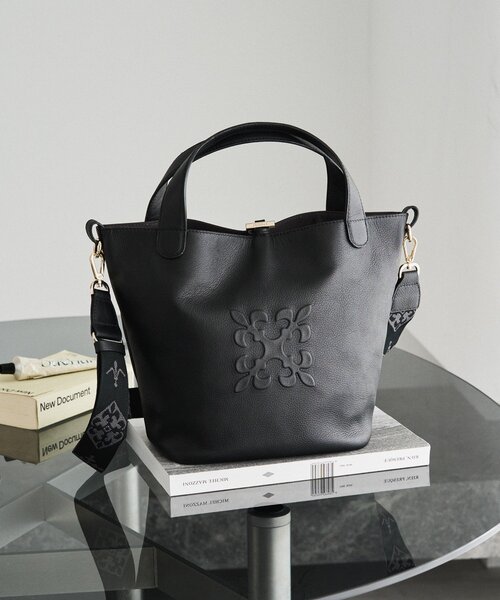 セール】《WEB限定》エンボスモノグラム2WAYミニトートバッグ（トート