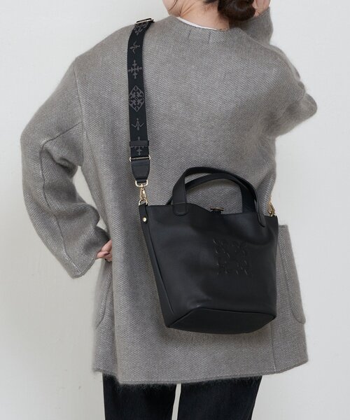 russet(ラシット)の「エンボスモノグラム2WAYミニトートバッグ(トートバッグ・レディース・ブラック/グレー系その他・FREE)」の19枚目の写真