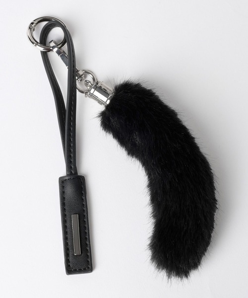 HARE(ハレ)の「ハーフムーンファーBAG(HARE)(ショルダーバッグ・メンズ・ブラック・FREE)」の12枚目の写真