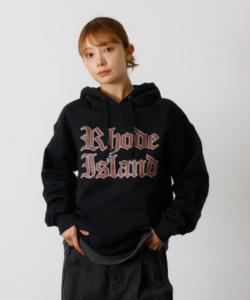 FRUIT OF THE LOOM(フルーツオブザルーム)の「【FRUIT OF THE LOOM/フルーツ・オブ・ザ・ルーム】PRINT HOOD7/プリントフーディー/ユニセックス(Tシャツ/カットソー・メンズ・ブラック/ホワイト/ネイビー・L/M/XL)」の3枚目の写真