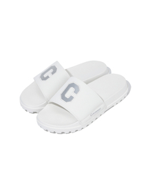 COVERNAT（カバーナット）の「リフレクティブCロゴスライドホワイト（ルームシューズ/スリッパ）」