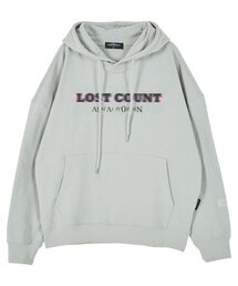 ロストカウント オーバーサイズ ドロップショルダー フードパーカー_ミント