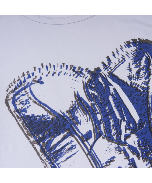 EXTRAORDINARY（エクストラオーディナリー）の「WOMEN BUSTIER TEE   L/BLUE（Tシャツ/カットソー・レディース・その他・FREE）」の6枚目の写真