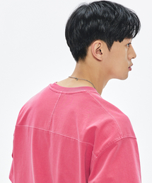 SOVERMENT（ソヴメント）の「460GカットヘビーピグメントTシャツ-コーラル-（Tシャツ/カットソー）」