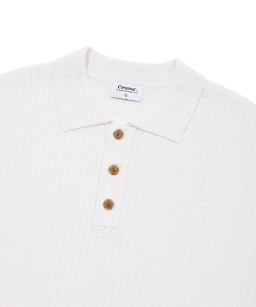 COVERNAT（カバーナット）の「クロシェカラー ハーフニット アイボリー（ニット/セーター・レディース・その他・MEDIUM/SMALL/X-LARGE/X-SMALL/XX-LARGE/LARGE）」の3枚目の写真