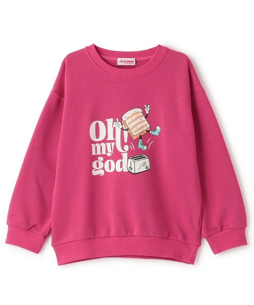 minimal(ミニマル)の「OMGプリントプルオーバー(スウェット・キッズ・ブルーグリーン/ブラック/オフホワイト/マジェンタ・100cm/110cm/140cm/130cm/120cm/90cm)」の17枚目の写真