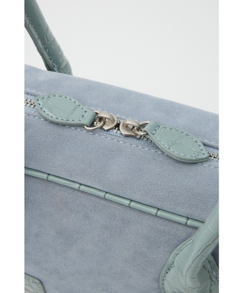 LAGUA GEM（ラグアジェム）の「CROCO POINT NUMBER バッグ（ショルダーバッグ・レディース・ブラック/ライトブルー・FREE）」の13枚目の写真