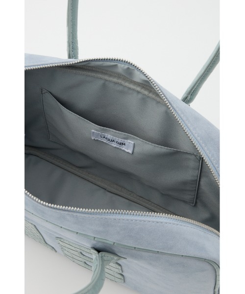 LAGUA GEM（ラグアジェム）の「CROCO POINT NUMBER バッグ（ショルダーバッグ・レディース・ブラック/ライトブルー・FREE）」の15枚目の写真