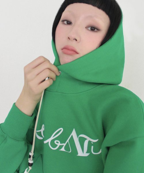 RUBATI(ルバティ)の「Lettering Logo HOOD (GREEN)(パーカー・レディース・その他・FREE)」の5枚目の写真
