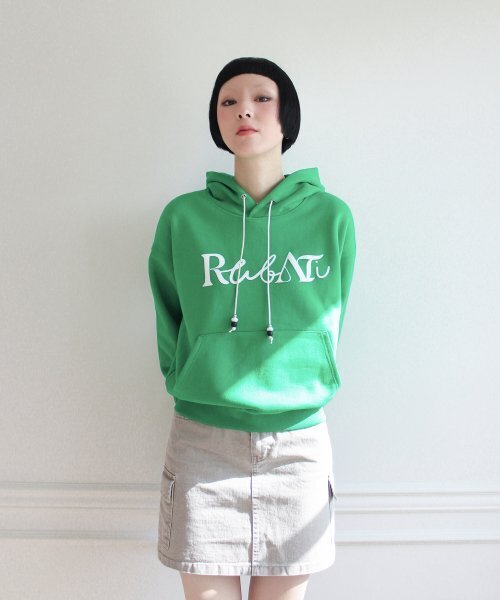 RUBATI(ルバティ)の「Lettering Logo HOOD (GREEN)(パーカー・レディース・その他・FREE)」の7枚目の写真