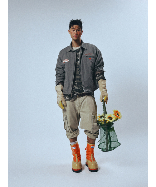 SUNDAY FRUIT MARKET（サンデーフルーツマーケット）の「MARKET VINTAGE WORK JACKET KHAKI（デニムジャケット・メンズ・その他・SMALL/MEDIUM/LARGE）」の7枚目の写真