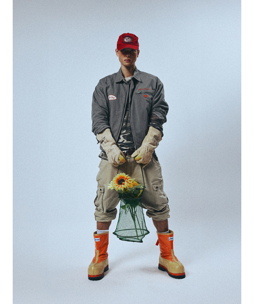 SUNDAY FRUIT MARKET（サンデーフルーツマーケット）の「MARKET VINTAGE WORK JACKET KHAKI（デニムジャケット・メンズ・その他・SMALL/MEDIUM/LARGE）」の8枚目の写真
