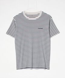 Curensology Tシャツ・カットソー F オフホワイトx紺(ボーダー) 【古着】【中古】 楽天市場】80's ビンテージ ☆ ブランド不明 Unknown 太 ボーダー 半袖