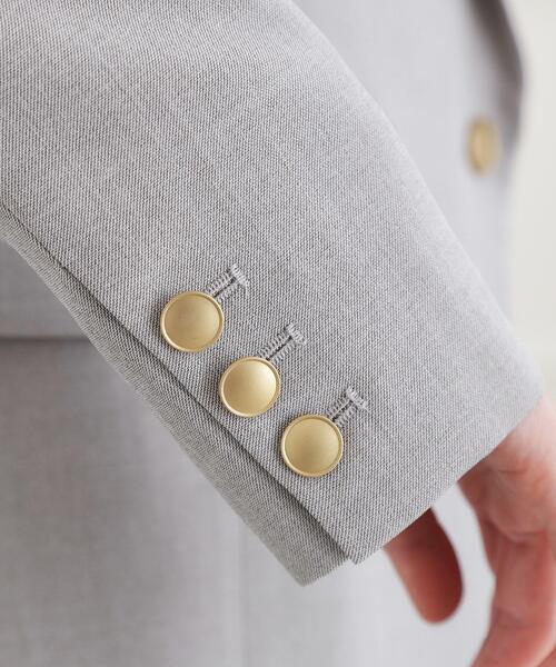 grove（グローブ）の「【マシンウォッシュ/防シワ】ダブルテーラードジャケット【着回しカセット】（テーラードジャケット・レディース・ネイビー/グレー・01/02/03/04/05）」の16枚目の写真