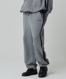 カールン 3321B デニムパッチワークメランジグレーセットアップパンツ