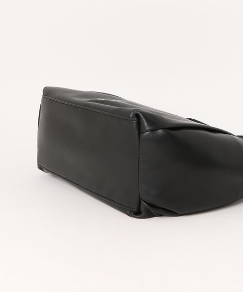 LANVIN en Bleu（ランバンオンブルー）の「スフレ ハンドバッグ（ハンドバッグ・レディース・キャメル/ブラック/シルバー・FREE）」の5枚目の写真