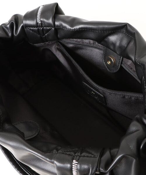 LANVIN en Bleu（ランバンオンブルー）の「スフレ ハンドバッグ（ハンドバッグ・レディース・キャメル/ブラック/シルバー・FREE）」の6枚目の写真