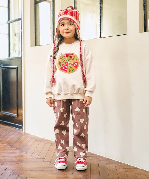 F.O.KIDS（エフオーキッズ）の「【裏シャギー】3柄モチーフトレーナー_ジュニア対応（スウェット・キッズ・パープル/ベージュ/ライム・100/140/130/120/110/90/80）」の6枚目の写真