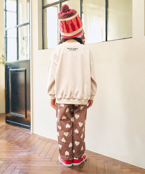 F.O.KIDS（エフオーキッズ）の「【裏シャギー】3柄モチーフトレーナー_ジュニア対応（スウェット・キッズ・パープル/ベージュ/ライム・100/140/130/120/110/90/80）」の7枚目の写真