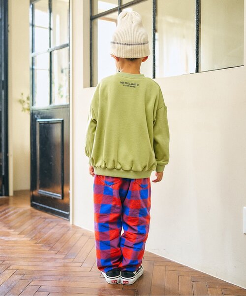F.O.KIDS（エフオーキッズ）の「【裏シャギー】3柄モチーフトレーナー_ジュニア対応（スウェット・キッズ・パープル/ベージュ/ライム・100/140/130/120/110/90/80）」の11枚目の写真