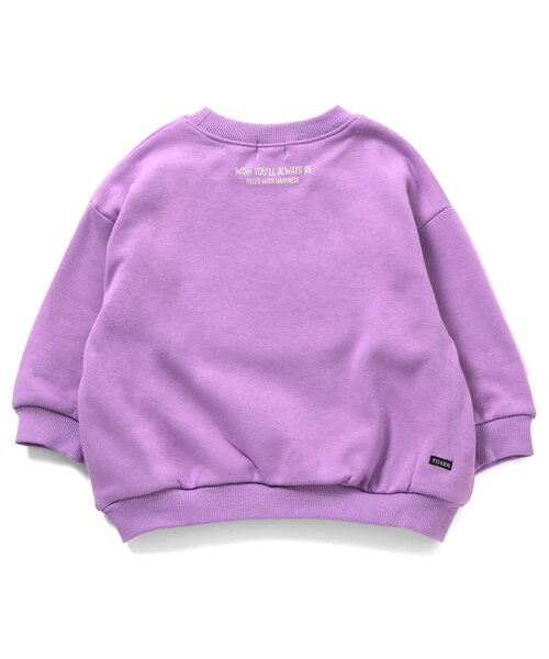 F.O.KIDS（エフオーキッズ）の「【裏シャギー】3柄モチーフトレーナー_ジュニア対応（スウェット・キッズ・パープル/ベージュ/ライム・100/140/130/120/110/90/80）」の13枚目の写真