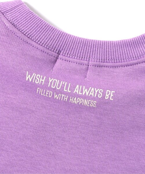 F.O.KIDS（エフオーキッズ）の「【裏シャギー】3柄モチーフトレーナー_ジュニア対応（スウェット・キッズ・パープル/ベージュ/ライム・100/140/130/120/110/90/80）」の20枚目の写真