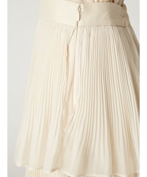 FRAY I.D（フレイアイディー）の「ランダムティアードシアープリーツスカート（スカート・レディース・クリーム/ネイビー/ホワイト・0/1）」の6枚目の写真