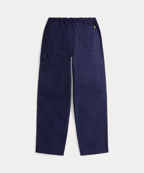 POLO RALPH LAUREN CHILDRENSWEAR(ポロ ラルフ ローレン チルドレンズウェア)の「コットン キャンバス カーゴ パンツ(カーゴパンツ・キッズ・ネイビー系1・20/16/12/8)」の2枚目の写真